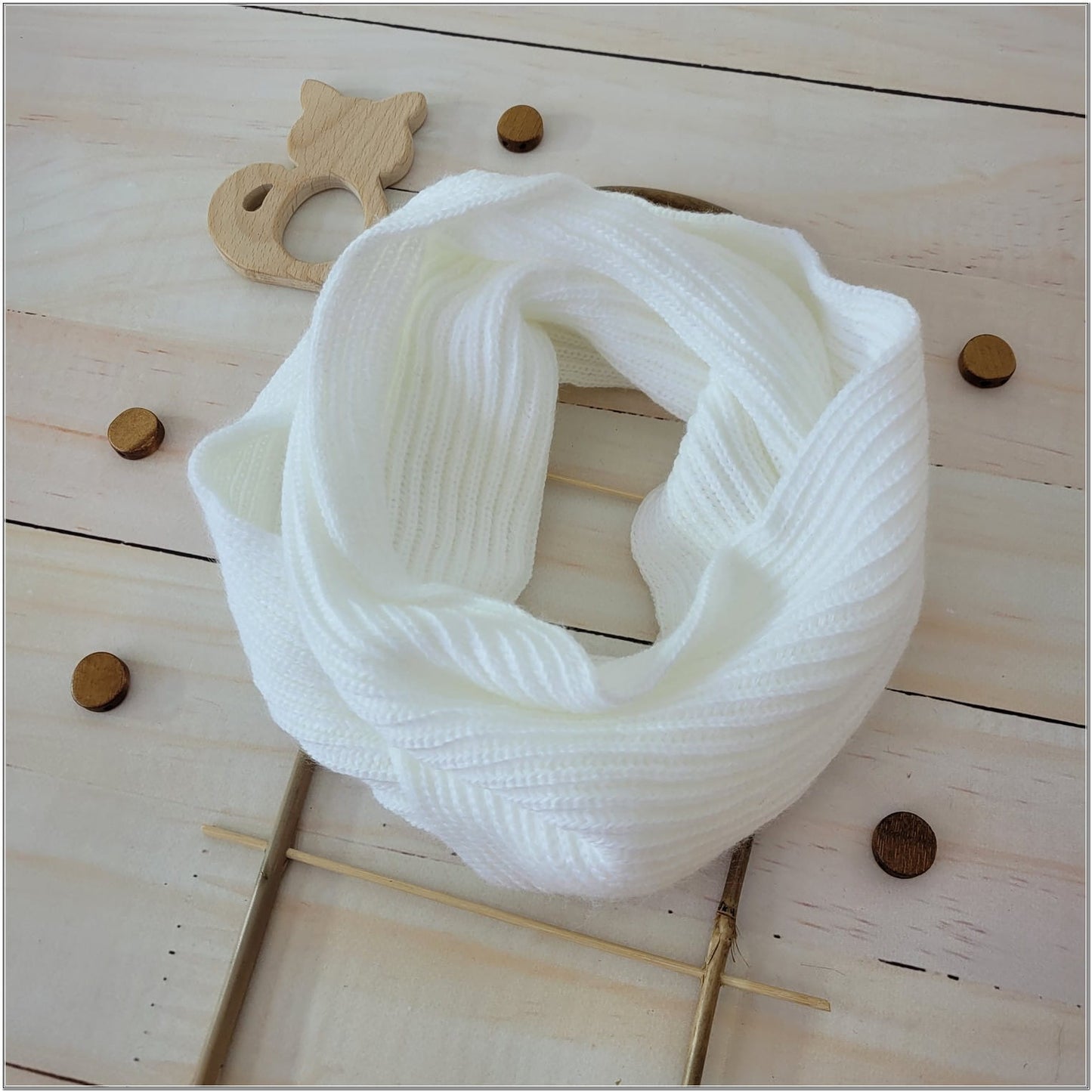 Kötött sál, bézs