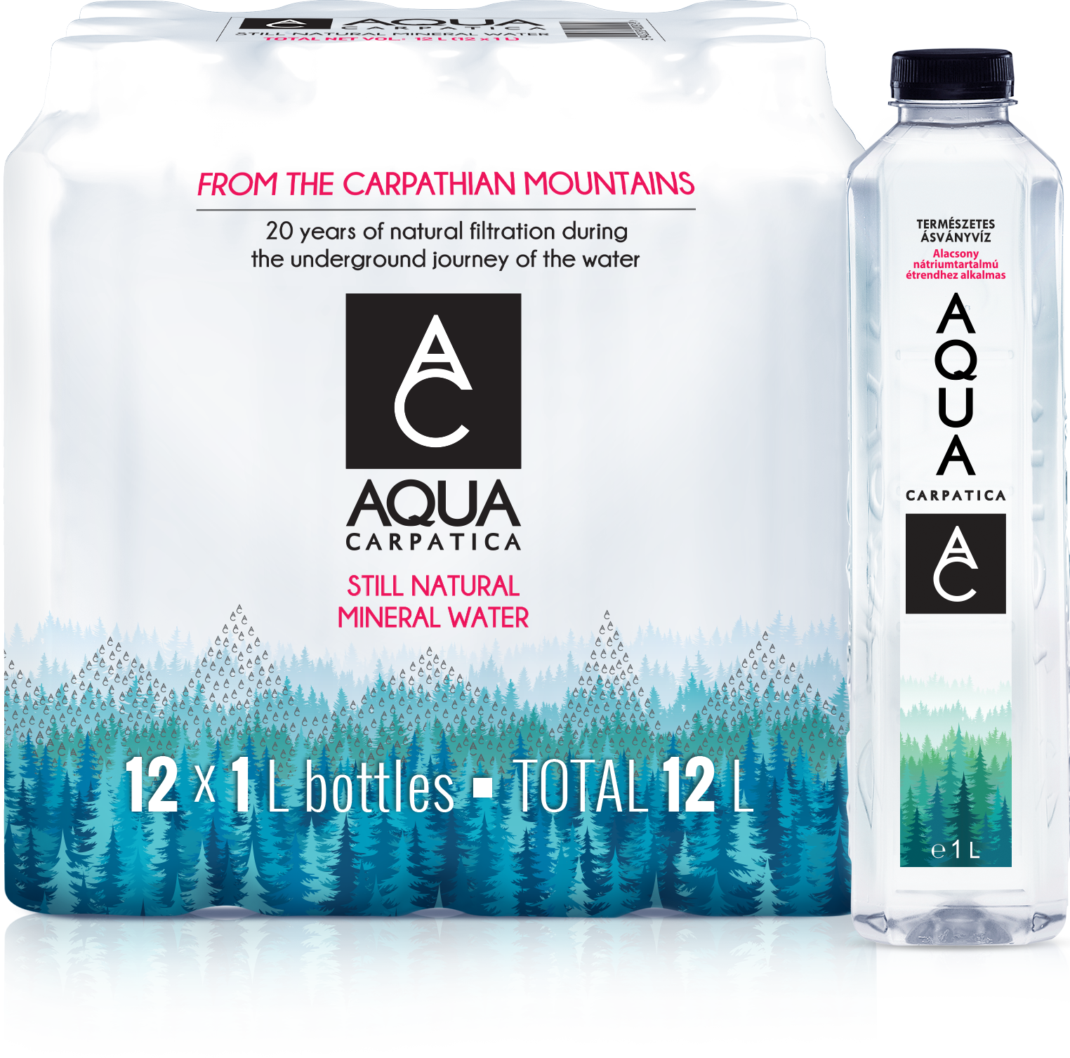 Aqua Carpatica 12x1l szénsavmentes ásványvíz