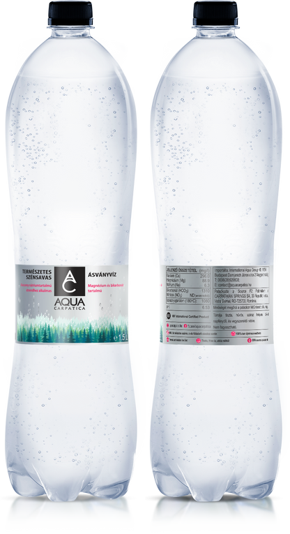 aqua carpatica 1,5l szénsavas ásványvíz nuvielle