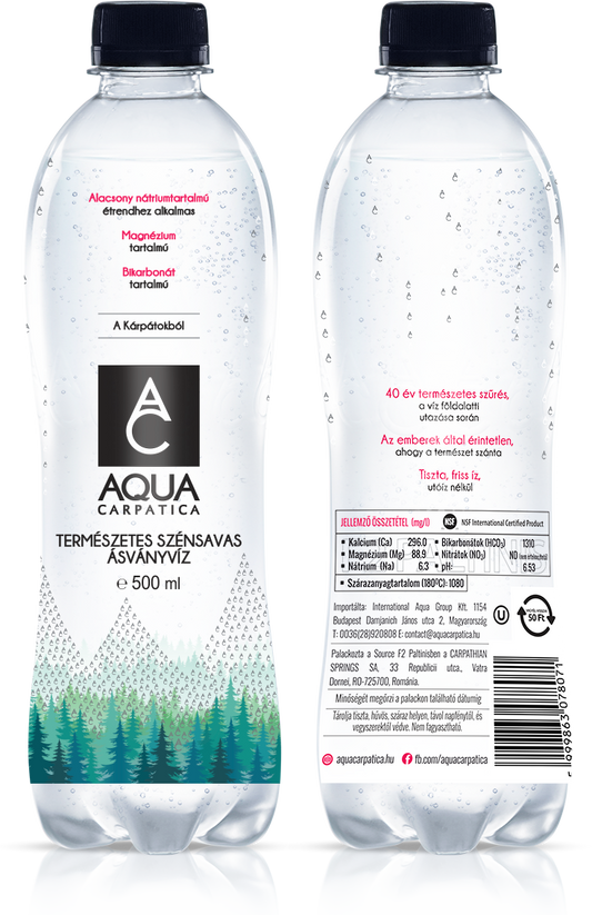 Aqua Carpatica prémium szénsavas ásványvíz