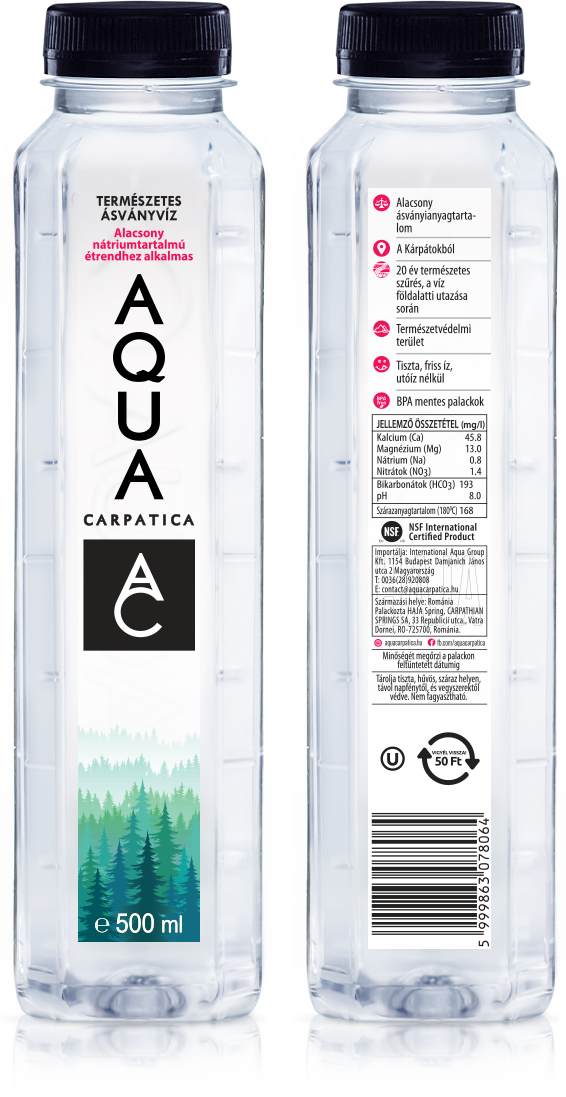 Aqua Carpatica 0,5l szénsavmentes ásványvíz