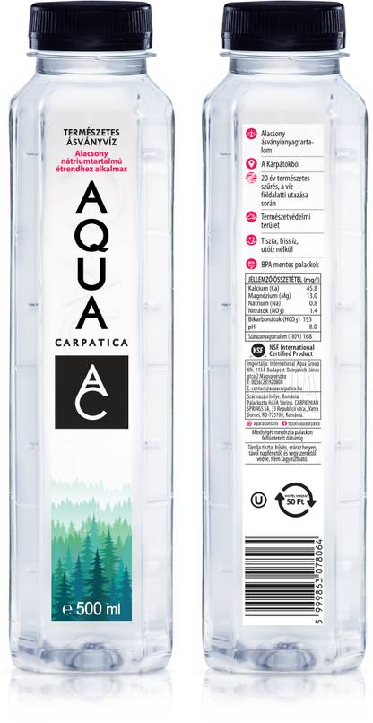 Aqua Carpatica 0,5l szénsavmentes ásványvíz