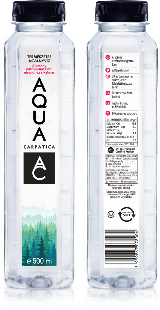 Aqua Carpatica 0,5l szénsavmentes ásványvíz