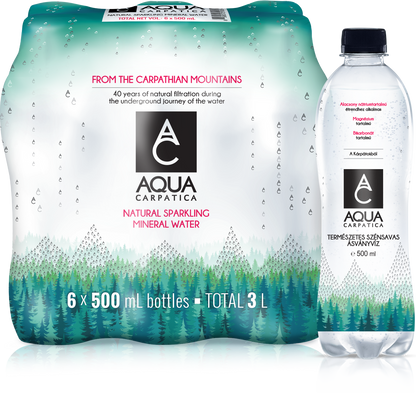 Aqua Carpatica természetesen szénsavas prémium ásványvíz