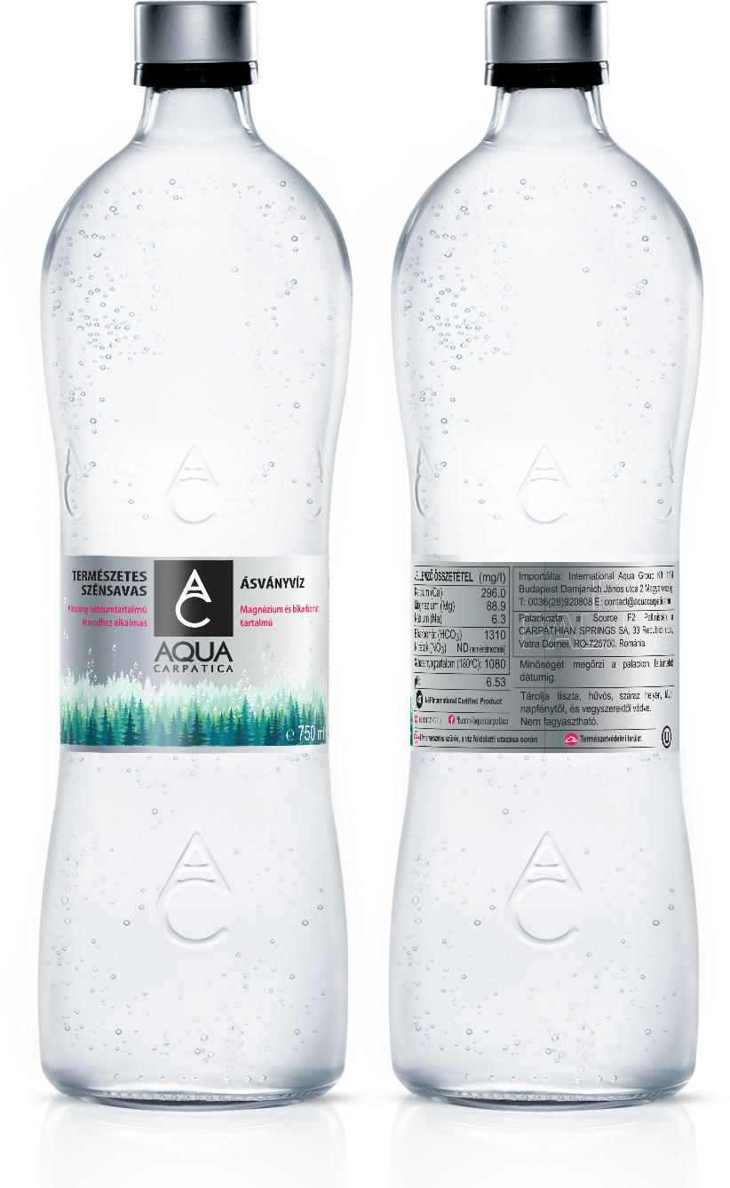 Aqua Carpatica üveges szésavas ásványvíz