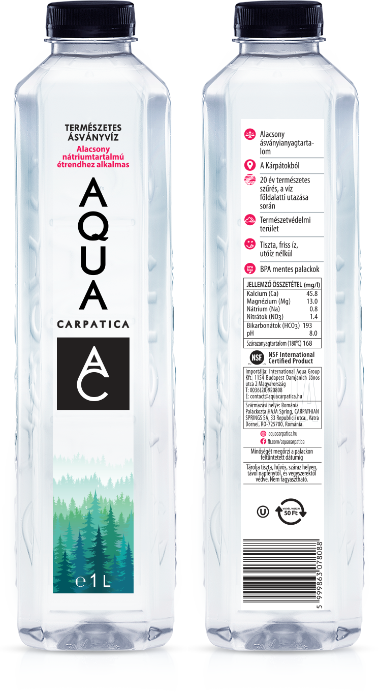 Aqua Carpatica természetes szénsavmentes ásványvíz
