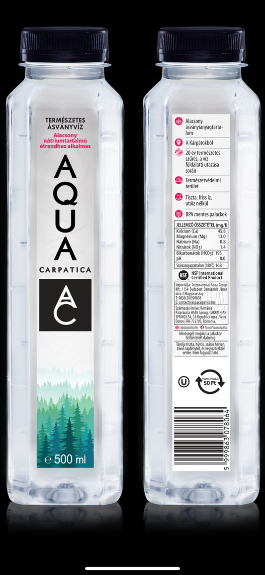 Aqua Carpatica szénsavmentesvíz