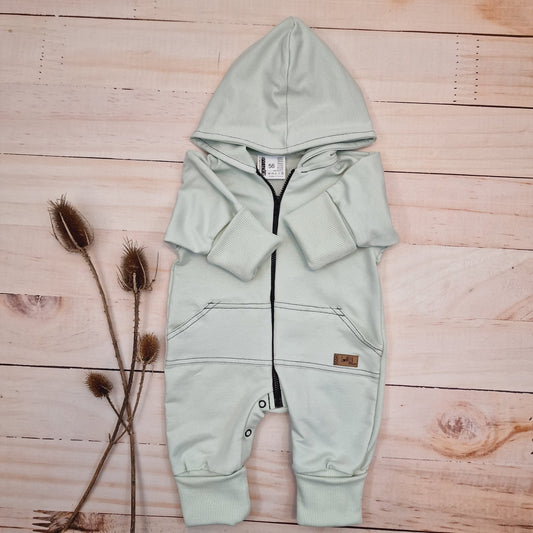 KAZUM pamut baba overál / rugdalózó – menta (56–92)