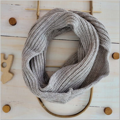 Kötött sál, bézs