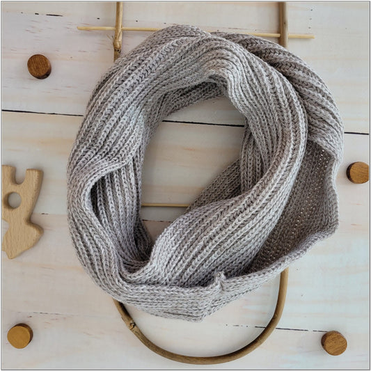 Kötött sál, bézs