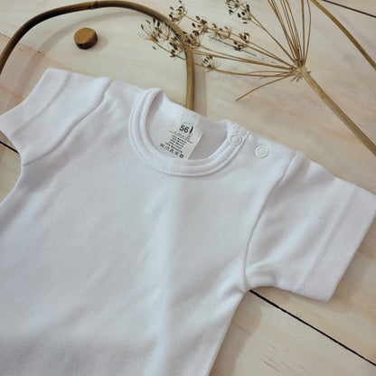 Rövid ujjú body (fehér)– utolsó darabok (56–62)