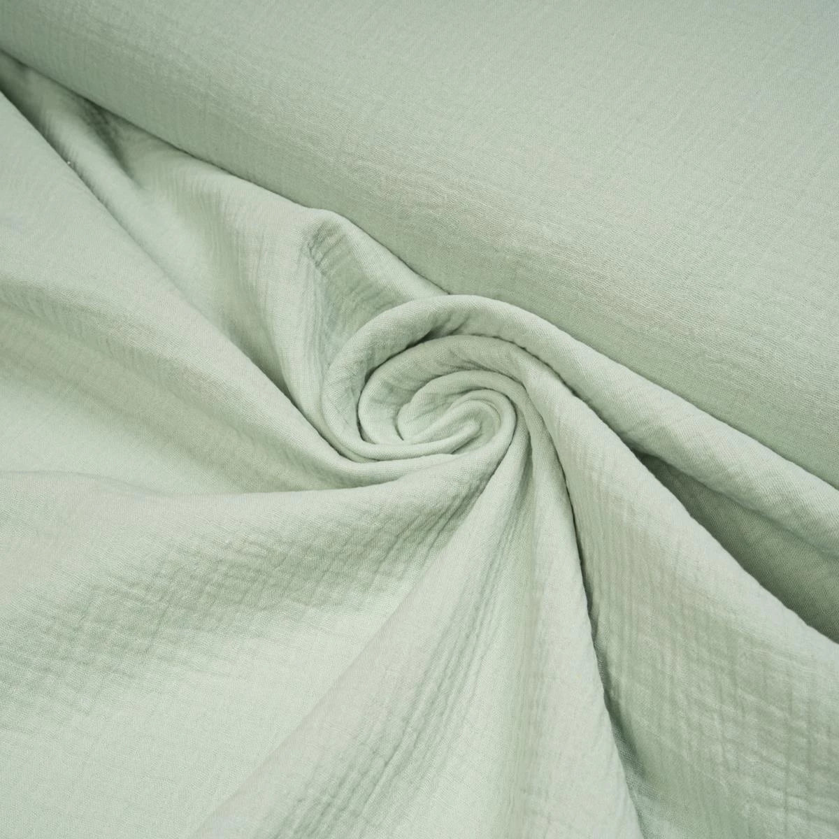 Muszlin kendő, menta (35x35cm)