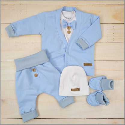 Modern 5 részes elegáns szett, világoskék