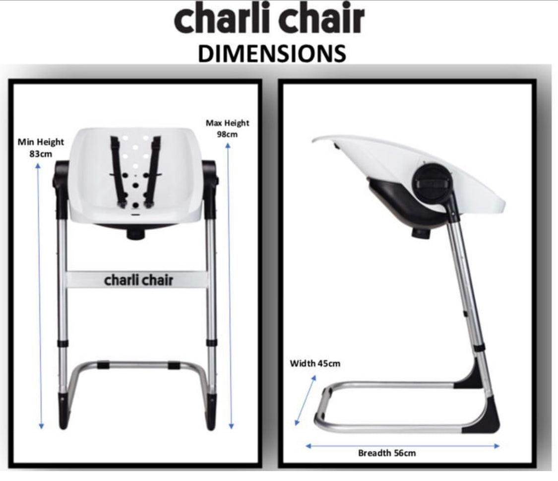 Charli Chair- 2-in-1, fehér ELŐRENDELHETŐ