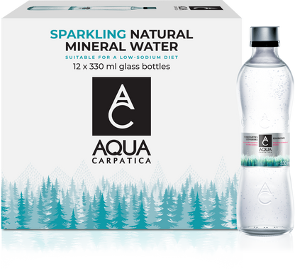Üveges Aqua Carpatica ásványvíz